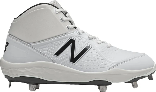 New Balance Men's Fresh Foam 3000V5 Mid-Cut Metal - White (Size 9)