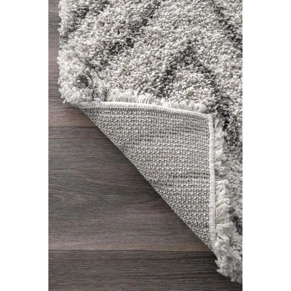 nuLOOM Willette Diamond Shaggy Area Rug - Size: 9& x 12&