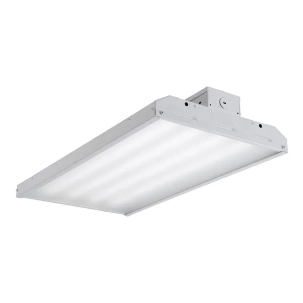 Metalux 24 in. 87-Watt Equivalent Integrated LED White Lensed Dimmable Highbay