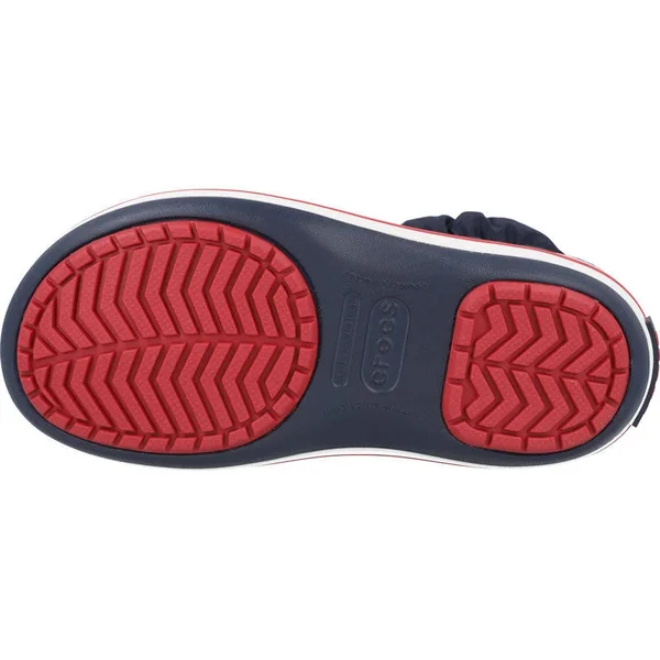 Crocs Kids& Crocband Winter Boot - Navy Blue/Red, C12