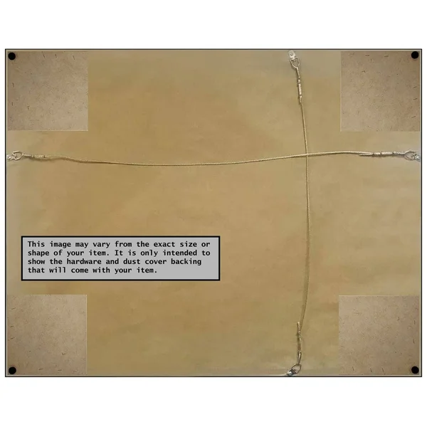 Amanti Art Fencepost Brown 23x22 x 27x22 Framed Wall Mirror