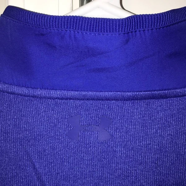 Under Armour Men's Storm Sweaterfleece Heather Snap Mock - Blue - LG