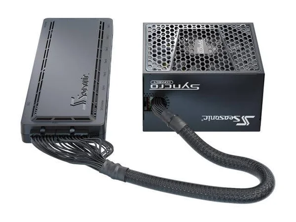 Seasonic Syncro DPC-850 - 850W 80+ Platinum Power Supply, Connect Module Cable Management, SSR-850FB, Use Case Q704 with PSU Sync