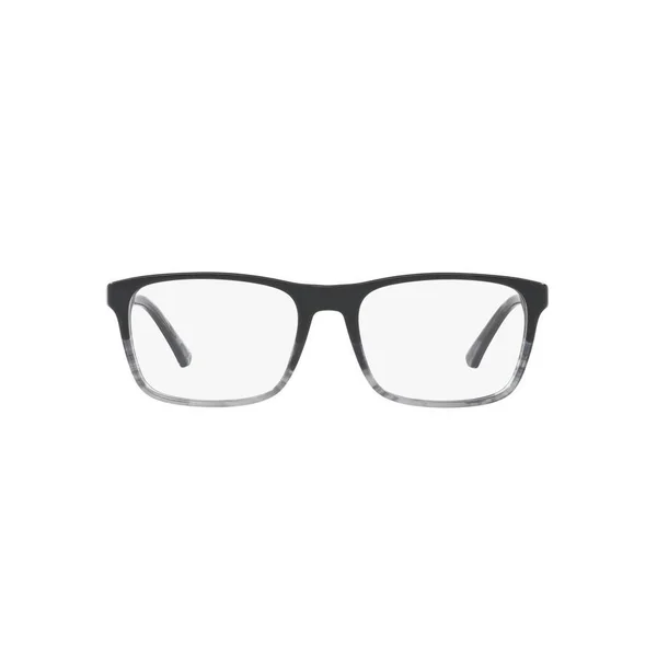Emporio Armani EA3120 Eyeglasses 5566 Shiny Black & Striped Grey
