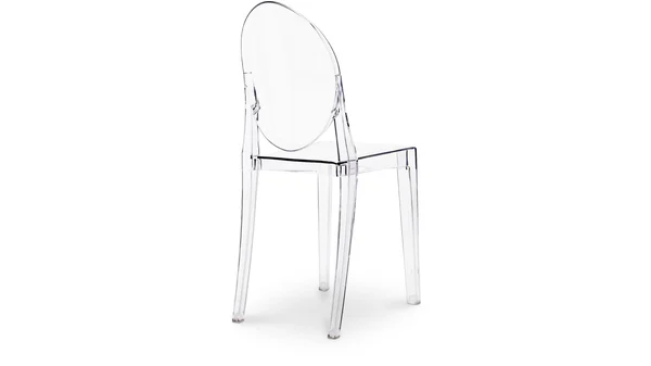 Set of 4 - Victoria Ghost Side Chair, Clear
