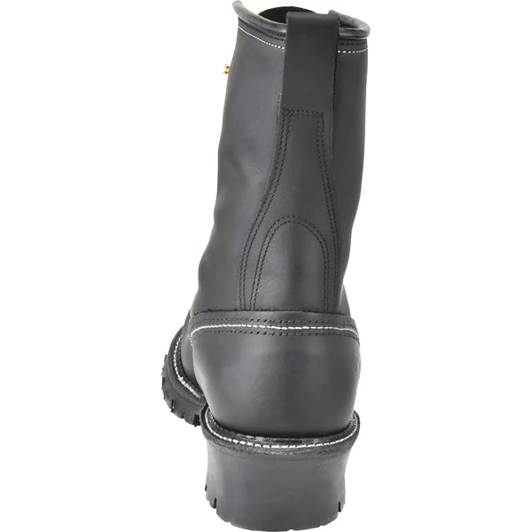 Carolina Men's 9x22 Domestic Logger Boot - 922 10.5 - EE, Black