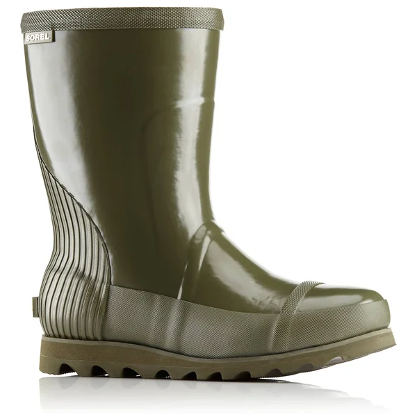 Sorel Women's Joan Rain Short Gloss Boot - 7.5 - Nori - Zest
