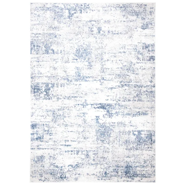 Safavieh Amelia Modern Abstract Rug - 5&3x22 x 7&6x22 - Ivory/Blue