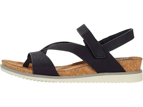 Eurosoft Lexie Wedge Sandal, 8, Leather