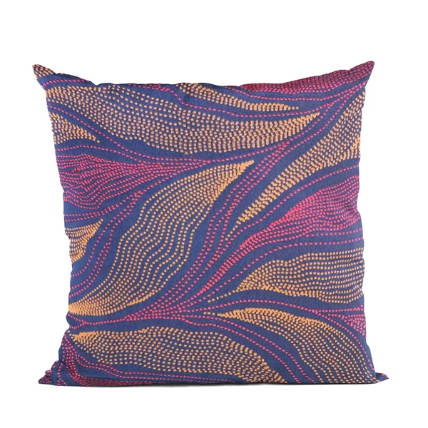 Plutus 24x22 x 24x22 Leafs Floral Luxury Throw Pillow in Multi-Color