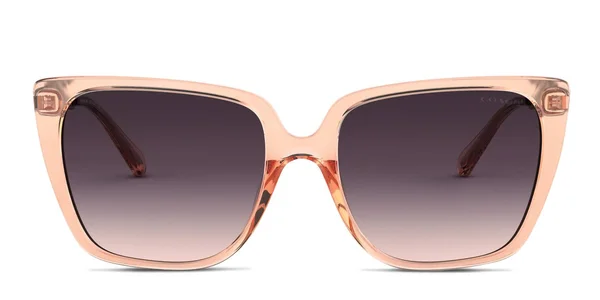 Coach L1066 HC8256U Sunglasses - Transparent Peach (556336)