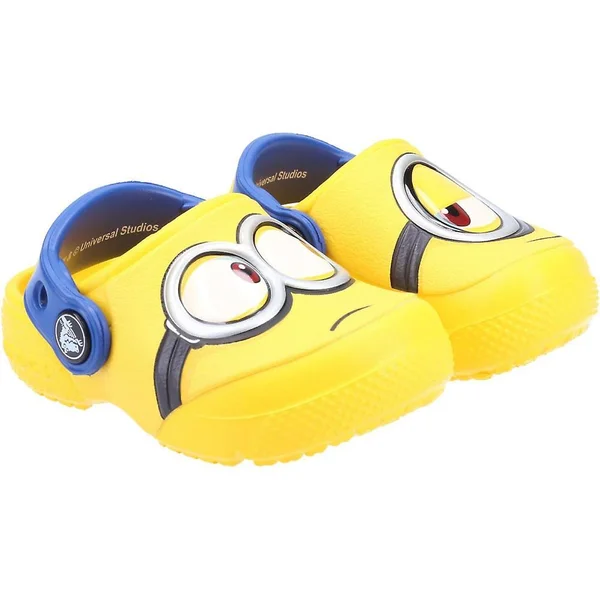 Crocs Kids Yellow Minions Fun Lab Clogs