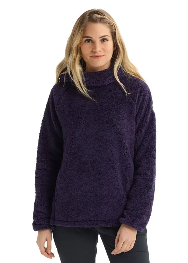 Burton Women's Lynx Pullover Fleece - Purple Velvet, Xs