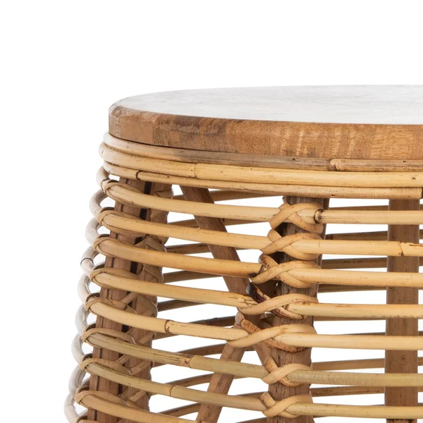 Safavieh Maui Natural Rattan Drum Stool Table