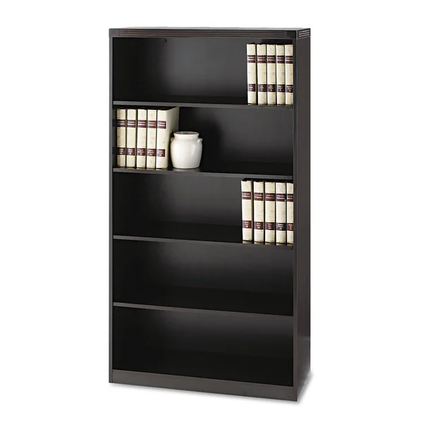 Mayline Aberdeen 5 Shelf Bookcase Mocha
