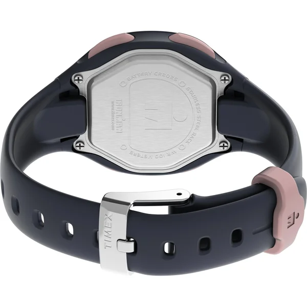 Timex Women's Ironman Transit 33mm Blue/Rose Gold-Tone Watch - Resin Strap