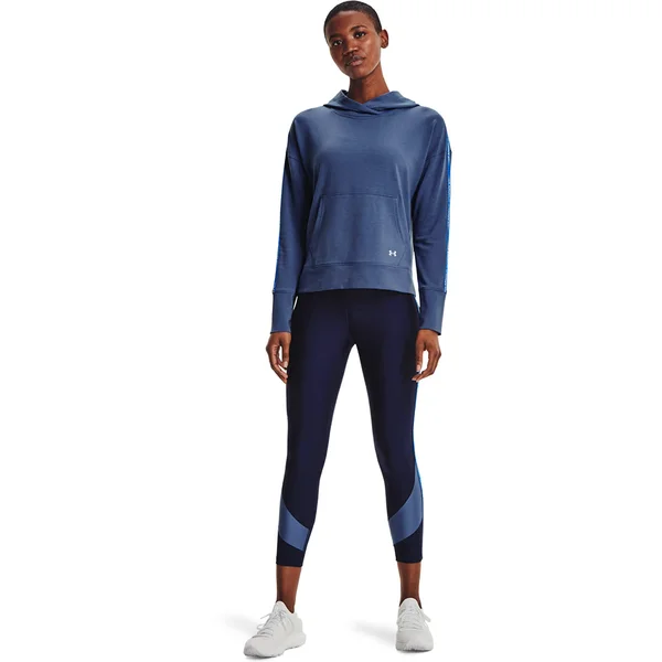 Under Armour Women's Rival Terry Taped Hoodie Blue S