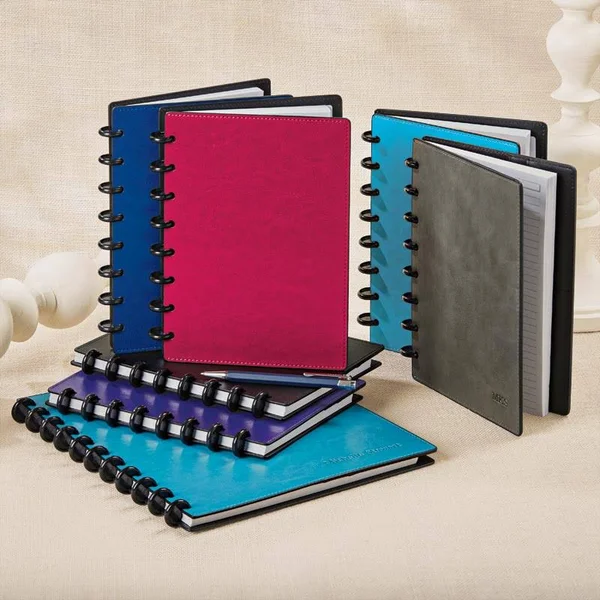 Circa Smooth Sliver Notebook with Pockets