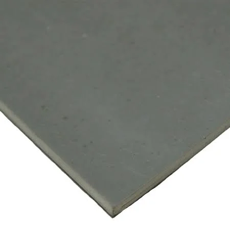 Rubber-Cal SBR - Gray 65A Rubber Sheet - 3/16THK x 4x22W x 4x22L 20-156