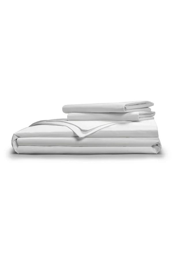 Pillow Guy Luxe Soft & Smooth Tencel Duvet Cover Set (White - King/Cal King)
