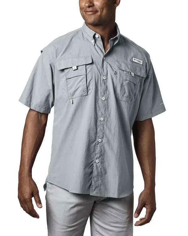 Columbia Bahama II S/S Shirt XLT - Cool Grey