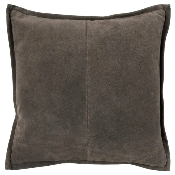 Kosas Home Falcon Suede 20x22 Throw Pillow, Gray