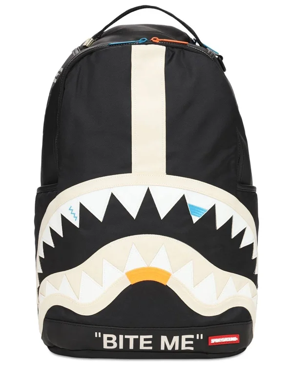 Sprayground Bite Me Shark Backpack - 18" x 6" x 11.5"