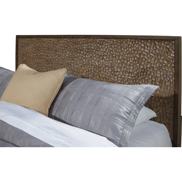 Alpine Furniture Brown Pearl Headboard, Brown Bronze - Queen