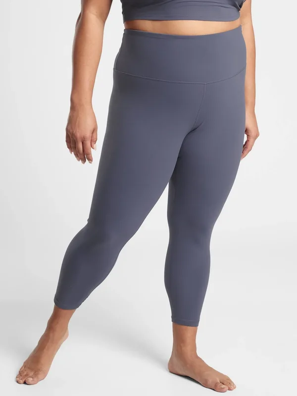 Athleta Women's Ultra High Rise Elation 7/8 Tight Medieval Violet Plus Size 2x
