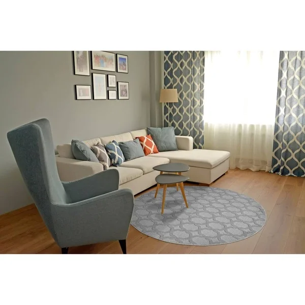 Garland Rug Sparta 12 ft. x 12 ft. Area Rug Navy - Blue