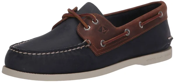 Sperry Men's A/O 2-Eye Wild Horse Boat Shoes - Navy