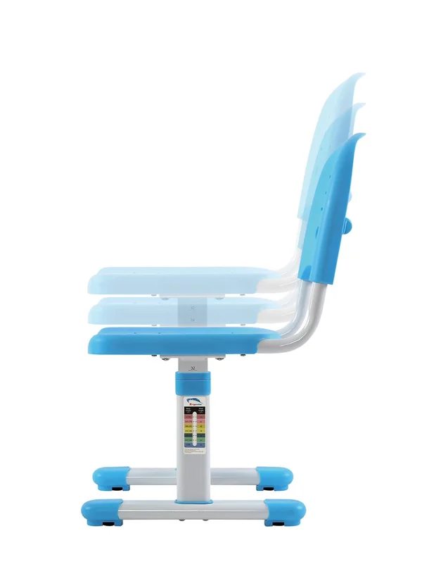 Mount-It! Kids Desk and Chair Set, Blue, Size: 29.2 x 22.8 x 10 inch