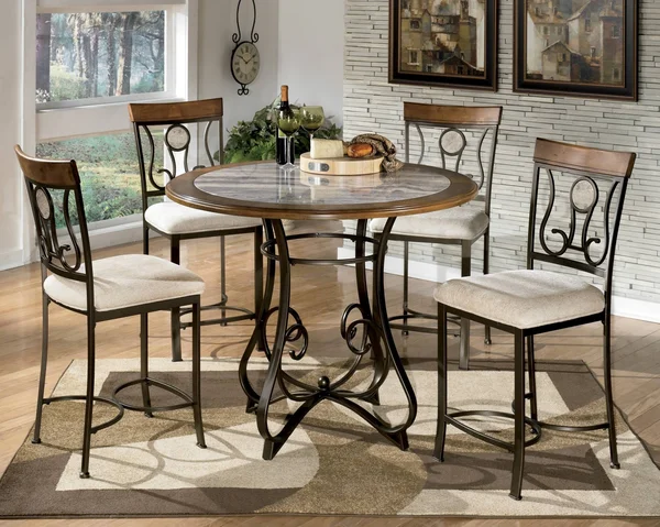 Signature Design by Ashley Hopstand Round Counter Height Dining Table