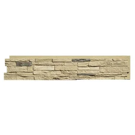 NextStone Faux Polyurethane Stone Siding Panel - Sahara - Beige
