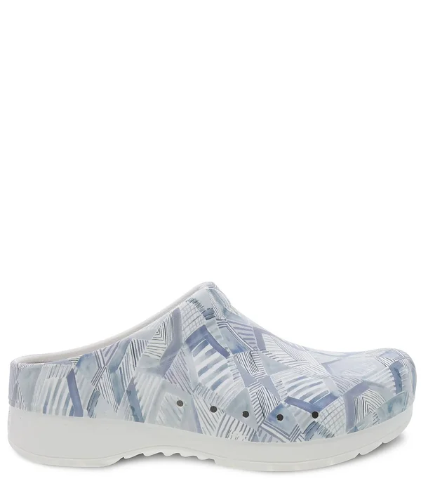 Dansko Women's Kane Grey Geo Slip on Mule 42