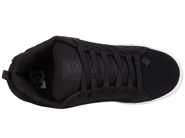 DC Court Graffik W Women's Skate Shoes Black/Rainbow : 5.5 B - Medium