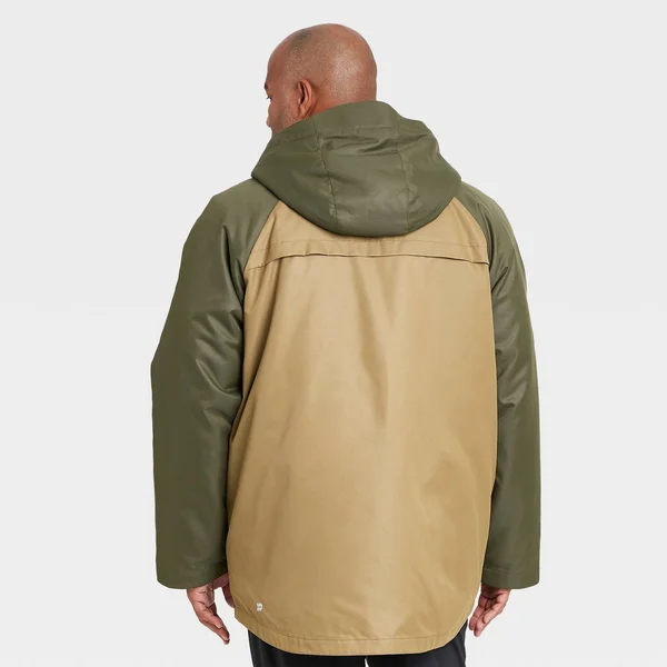 Men's Big & Tall 3-in-1 System Jacket - All in Motion Olive Green 2XB