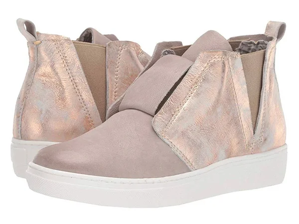 Miz Mooz Laurent Women's Leather Sneaker - Rose Metallic Size 37