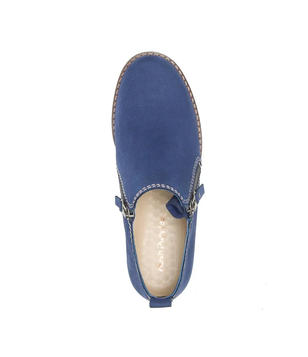 Hush Puppies Mazin Cayto Navy Nubuck, Size: 6, Blue