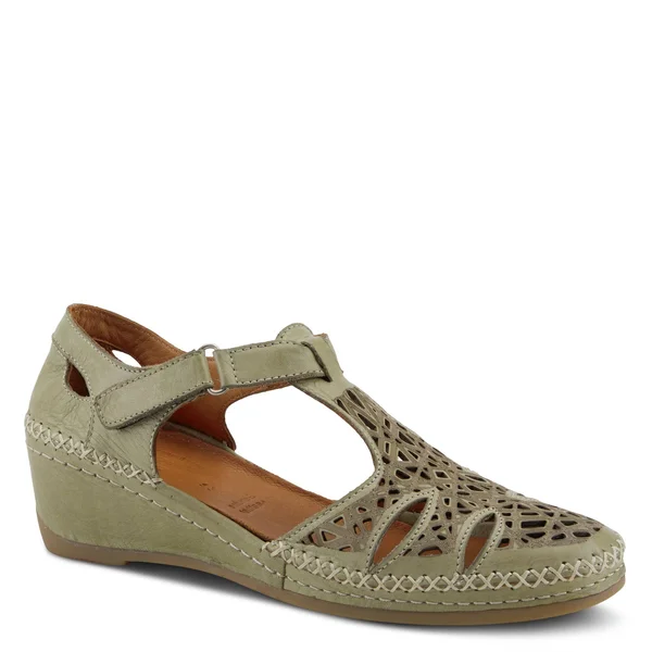 Women's Spring Step Irin T-Strap Sandal - Size 9.5-10Us - Green
