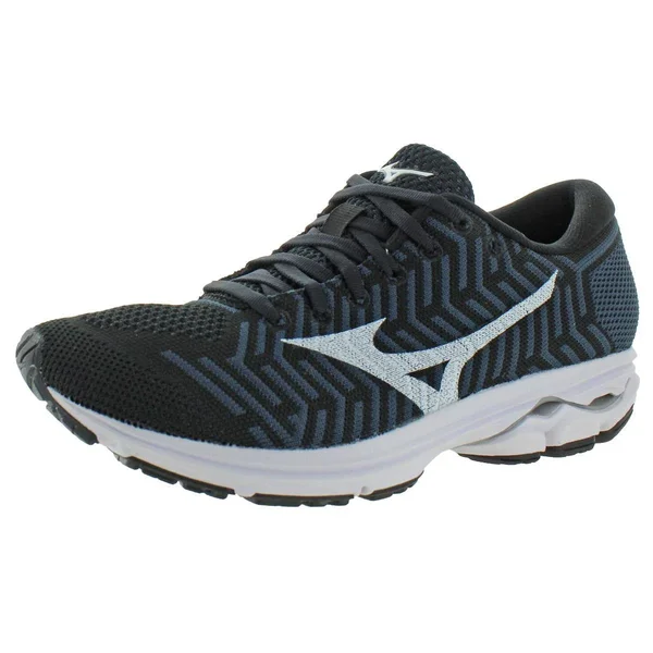 Mizuno Men's Waveknit R2 Running Shoes, Black - Size 8.5
