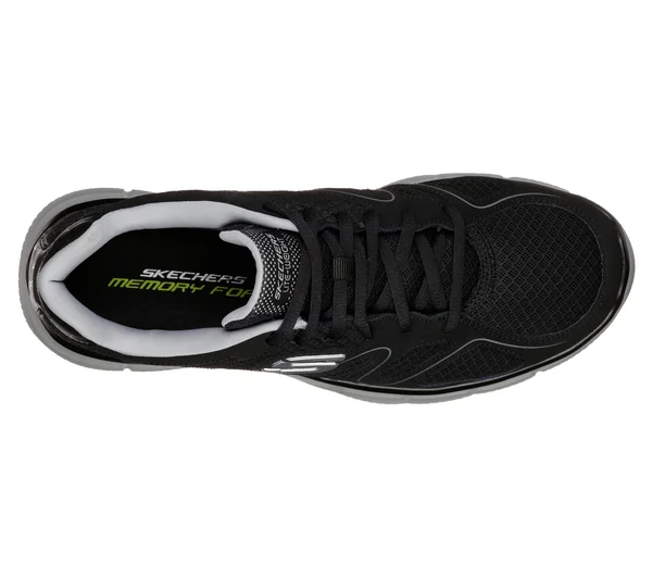 Skechers Satisfaction - Flash Point Black/Gray 10.5