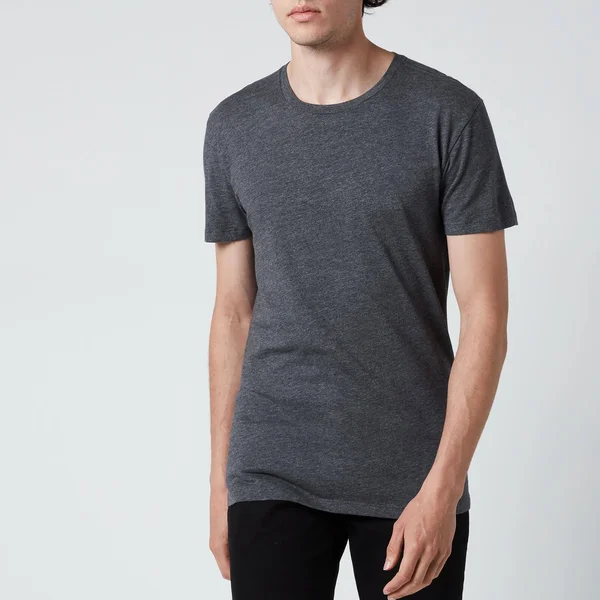Polo Ralph Lauren Men's Cotton 3-Pack Crewneck T-Shirts - Navy/Charcoal Heather/White - L