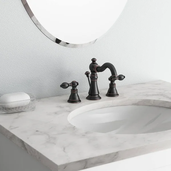 Ultra Faucets Uf55115 Two-Handle Oil Rubbed Bronze Lavatory Faucet W/Pop-Up Drain