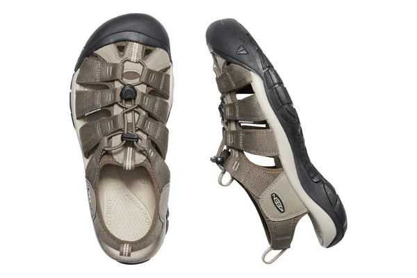 Keen Men's Newport H2 Sandal, Brindle, Canteen, 12