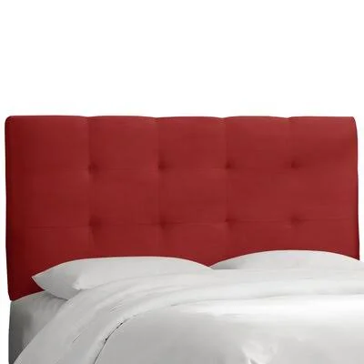 Callis Upholstered Panel Headboard Winston Porter Upholstery: Premier Red, Size: California King