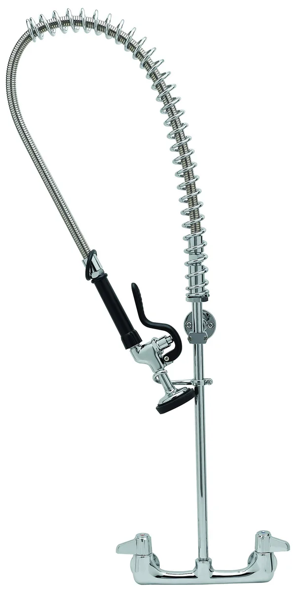 Tu0026S Brass - 5PR-8W00 - 8 in Wall Mount Pre-Rinse