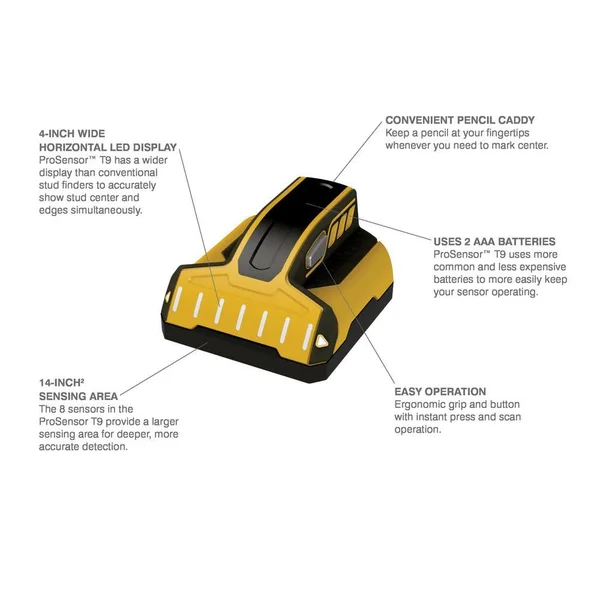 Franklin Sensors ProSensor T9 Professional Stud Finder