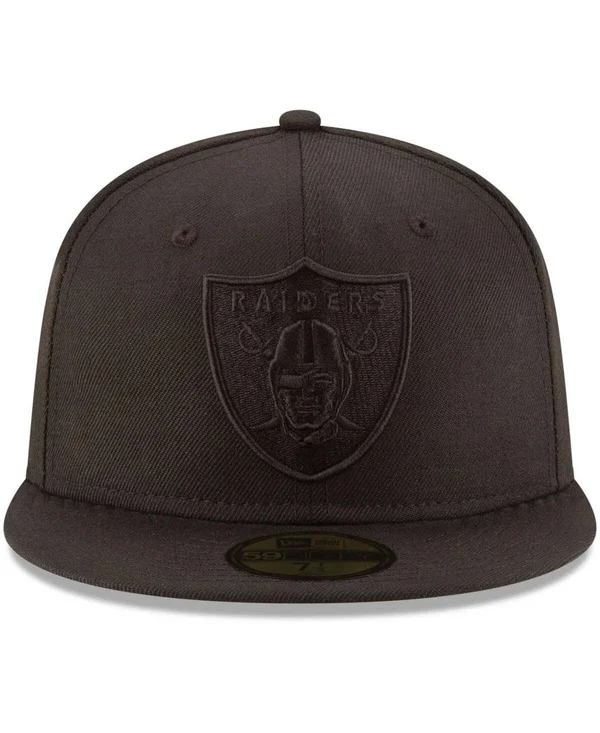 Oakland Raiders Black on Black 59FIFTY Fitted - New Era