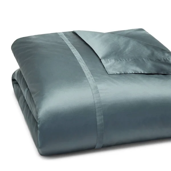 Matouk Nocturne - King Duvet Cover - Silver